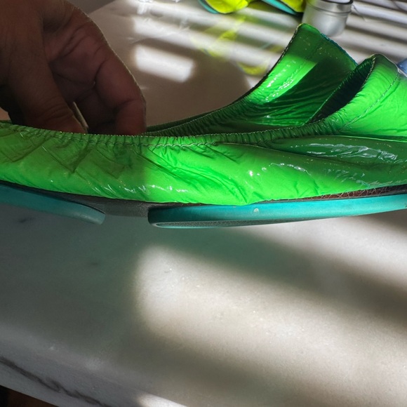 Tieks Green Ballet Flats - Picture 4 of 6